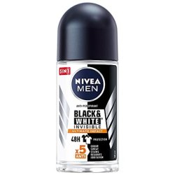 Nivea Men Black & white Invisible Ultimate Impact Antiperspirant Roll-On 50ml