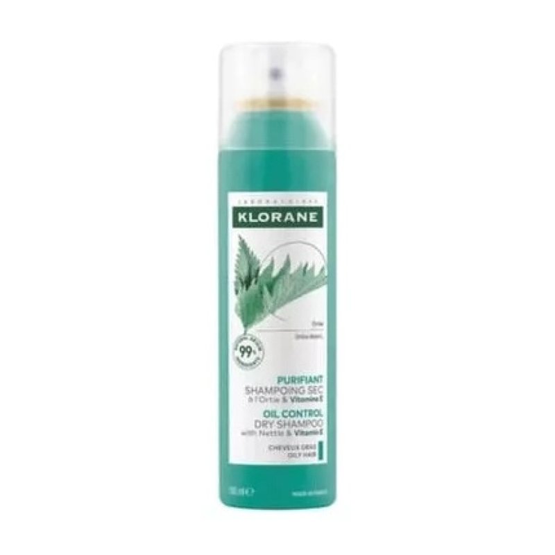 Klorane Dry Shampoo For Oily Hair With Nettle And Vitamin E 150 Ml