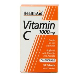 HealthAid Vitamin C 1000mg Chewable Tablets 30