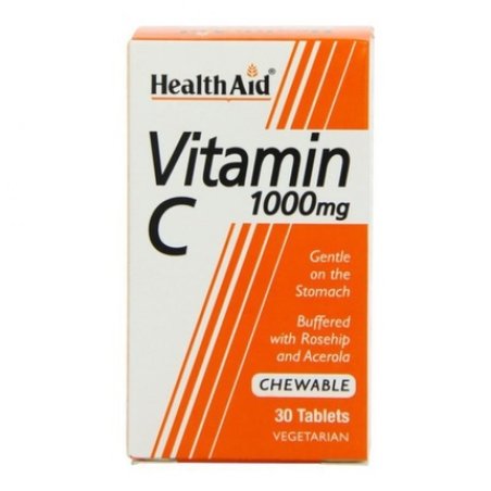 HealthAid Vitamin C 1000mg Chewable Tablets 30