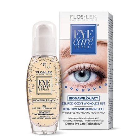 FLOSLEK Bio Moisturizing Gel for Eye Bags and Mouth Area 30ml - Suitable for All Ages