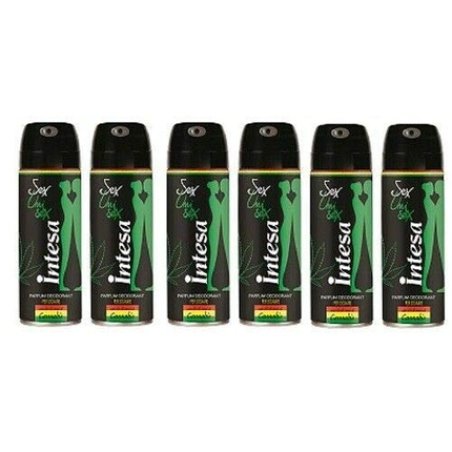Intesa Unisex Deospray Cannabis Hemp Seed Oil Perfumed Deodorant Spray 125ml