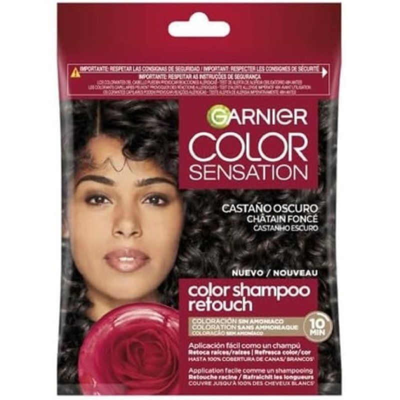 Garnier Color Shampoo Retouch Semi-Permanent Dark Brown