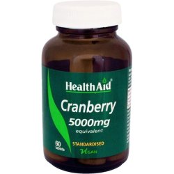 HealthAid Cranberry 5000mg Vegan Tablets
