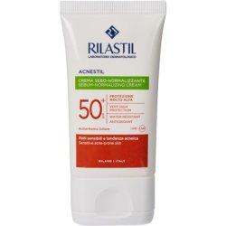 Rilastil Acnestil Sebo-Normalizing Cream Lenitive and Opacifying Action Anti-Erythm Acneica SPF 50 40ml