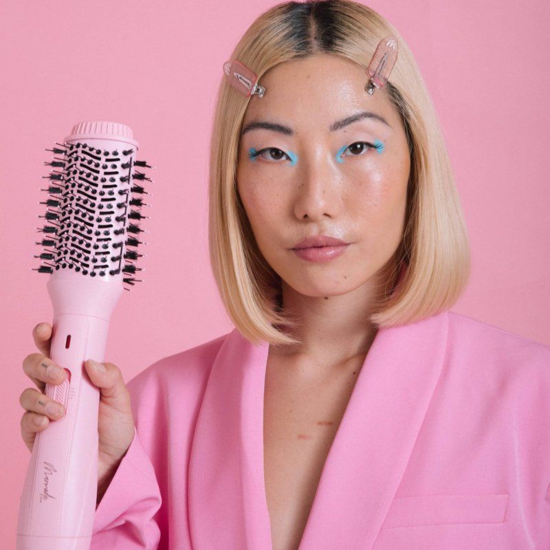 Mermade Hair Blow-Dry Brush Hot air brush Warm Pink 1200 W 2.5 m