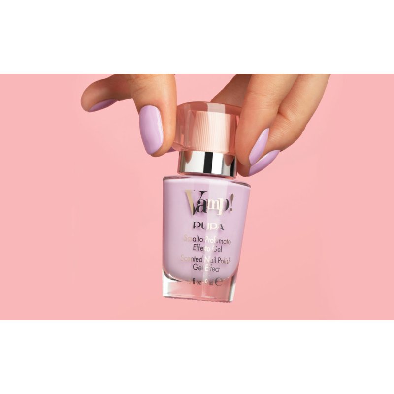 Pupa Vamp! Scented Gel Effect Nail Polish 113 Stylish Lilac