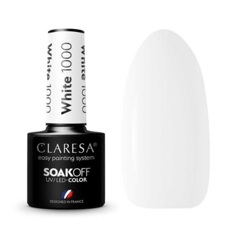 Claresa White UV Nail Polish 5ml