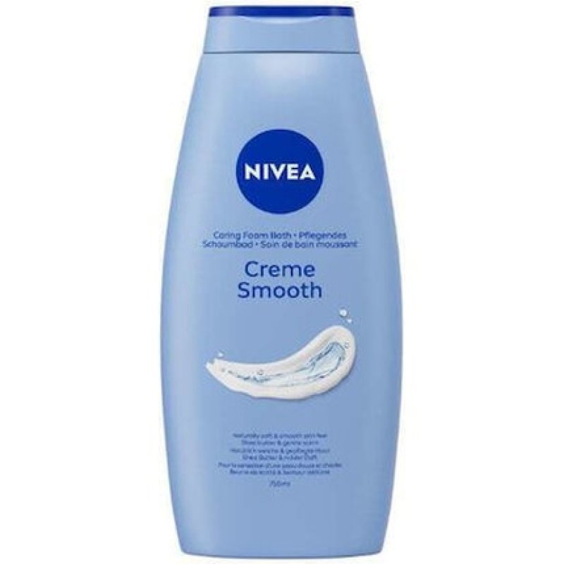Nivea Creme Smooth Creamy Soft Shower Gel With Shea Butter For Silky Skin 750ml
