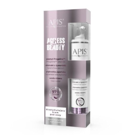 Apis Ageless Beauty Anti-Ageing Bio-Stimulating Eye Cream with Progeline Peptide 10ml