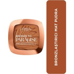 L'Oreal Paris Bronzer Back To Bronze Matte Bronzing Pressed Powder Medium Compact Case