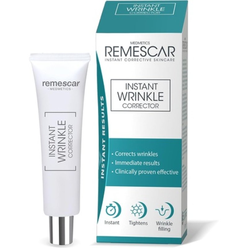 Remescar Instant Wrinkle Corrector 8ml - Clinically Proven Instant Results - Anti Aging & Facial Wrinkle Reduction -