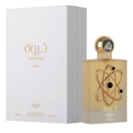 Lattafa Perfumes Tharwah Gold Eau De Parfum Spray 100ml