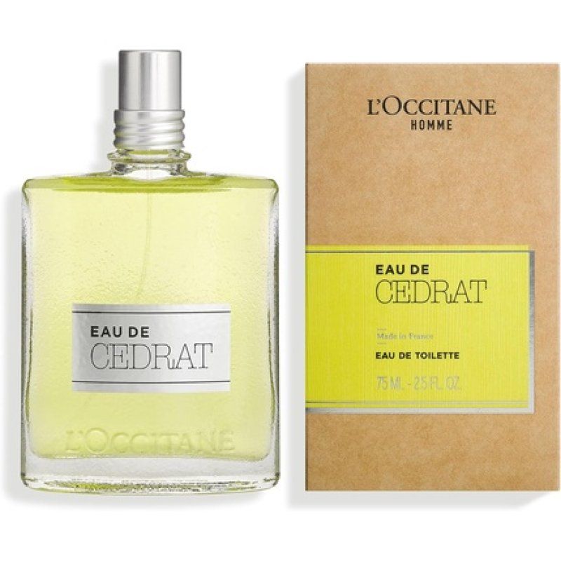 L'OCCITANE Eau de Cedrat Eau de Toilette 75ml Citrus Fragrance for Men