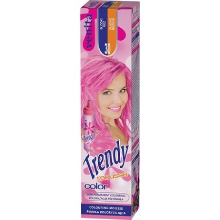 Venita Trendy Color Mousse Hair Coloration Sweet Rose No. 30