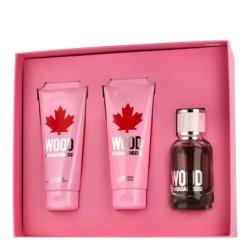 Dsquared² Wood pour Femme Body Lotion & Shower Gel Set 50ml-100ml-100ml