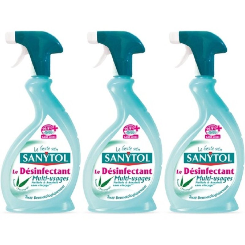 Sanytol Multi-Purpose Disinfectant Spray 500ml - Pack of 3