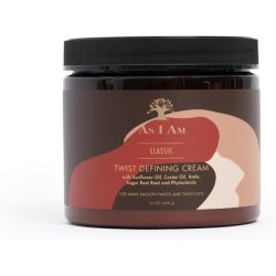 AS I AM Twist Defining Cream for Shiny Smooth Twists and Twist Outs 16 oz