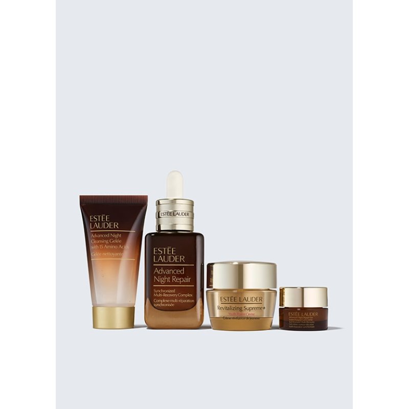 Estée Lauder Nightly Renewal Skincare Cleanse Repair Glow