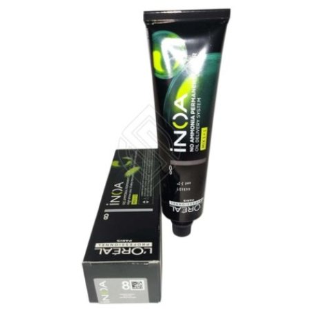 Loreal Inoa 8 Light Blonde No Ammonia Hair Color Original 2oz