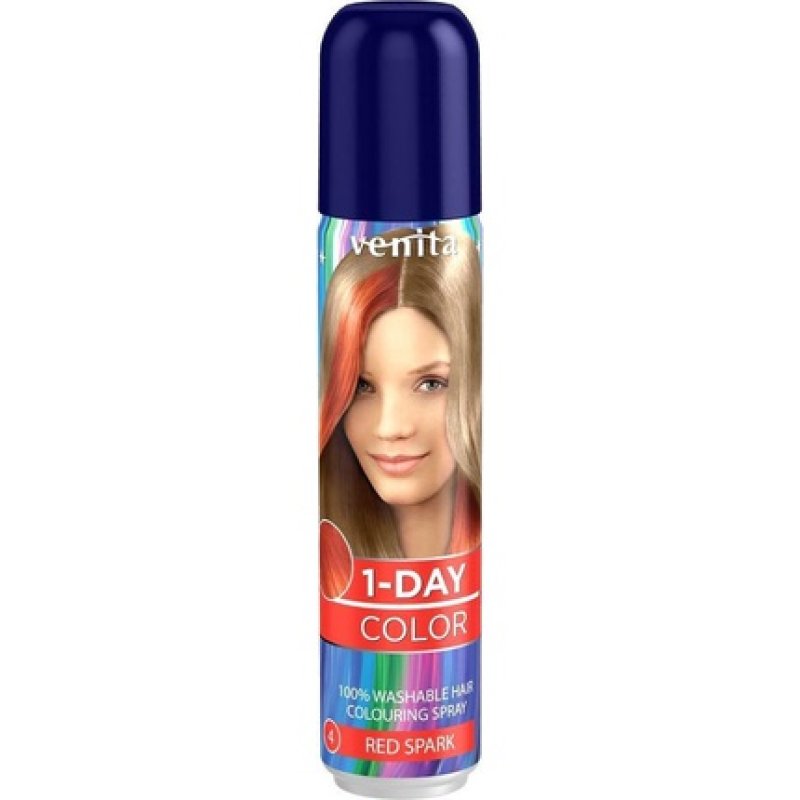Venita - 1-Day Coloring Hair Spray Red Spark 50ml