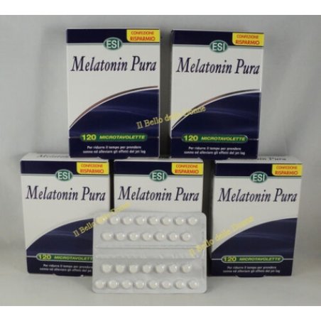 ESI Melatonin Pura 1mg 600 Tablets for Relaxation and Sleep