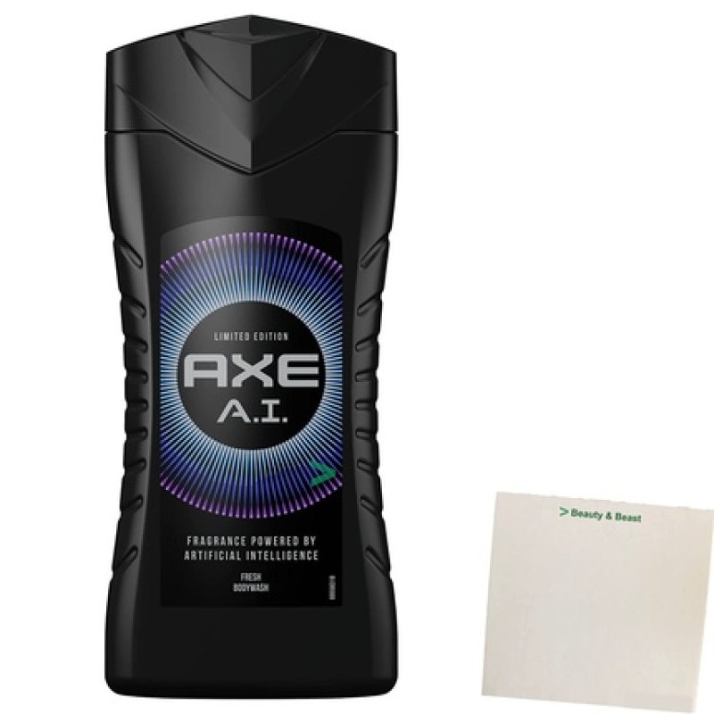 Axe Artificial Intelligence Fresh 3-in-1 Shower Gel 250ml Bottle with Busy Block