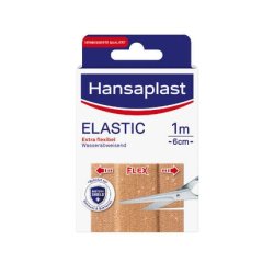 Hansaplast Elastic Plaster 1m Long Cuttable Wound Plaster Strong Adhesive