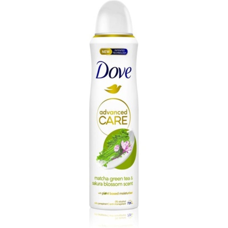 Dove Advanced Care Matcha Green Tea Sakura Blossom 150ml Deodorant & Antiperspirant