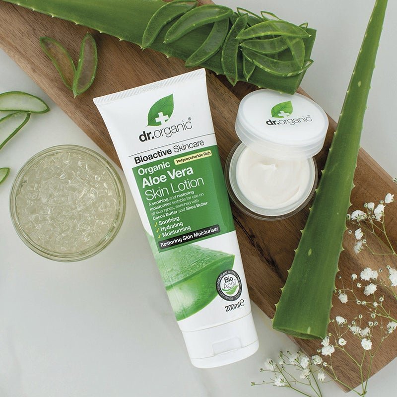 Dr Organic Organic Aloe Vera Cream Natural Vegan Cruelty Free Paraben & SLS Free 50ml