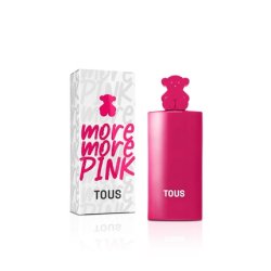 Tous More More Pink Eau de Toilette for Women Fruity Floral Scent 50ml with Sprayer