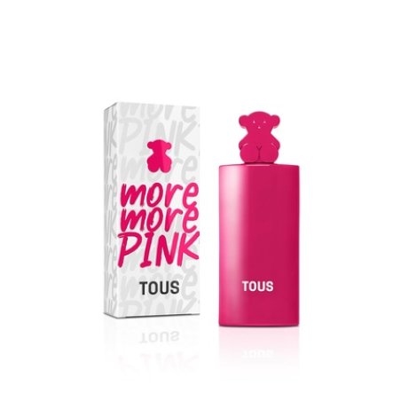Tous More More Pink Eau de Toilette for Women Fruity Floral Scent 50ml with Sprayer