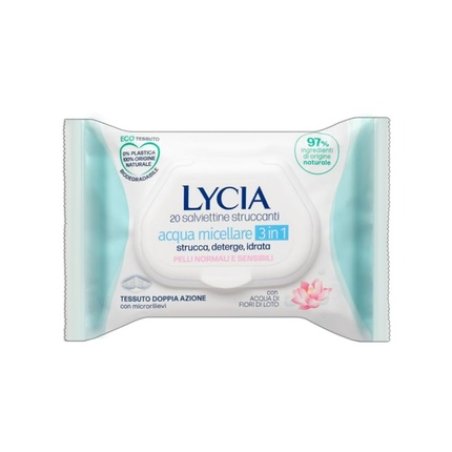 Lycia Wet Wipes With Lotus Flower 20 Pack