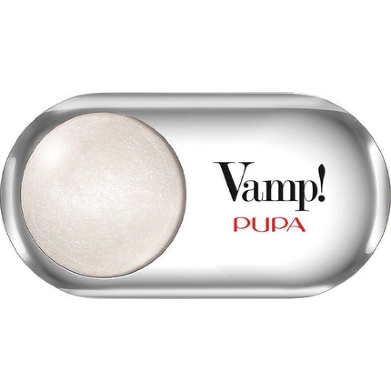 Pupa Milano Vamp Eyeshadow - 401 White Snow - Wet Dry - 1 Gram