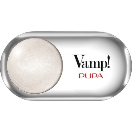 Pupa Milano Vamp Eyeshadow - 401 White Snow - Wet Dry - 1 Gram