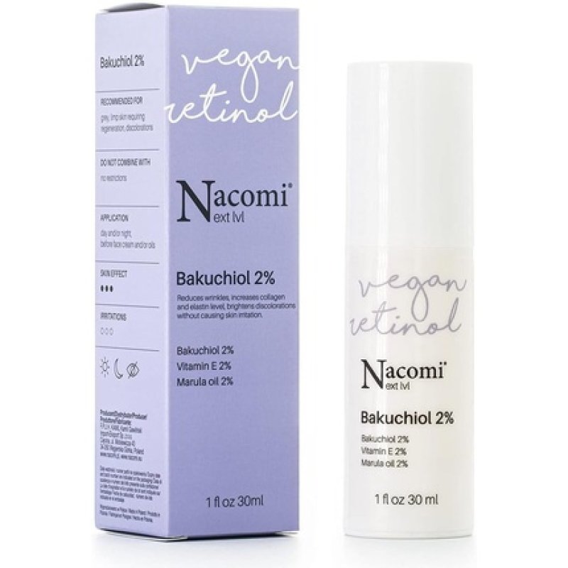 Nacomi Next Level Vegan Retinol Bakuchiol 2% 30ml