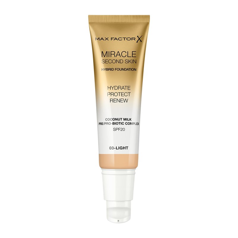 Max Factor Miracle Second Skin 03 Light 30ml
