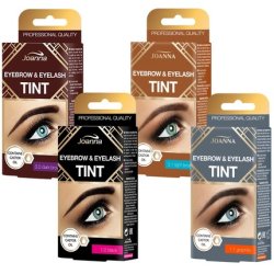 Joanna Henna Black Brown Creamy Eyebrow Eyelash Tinting Kit Set 15ml