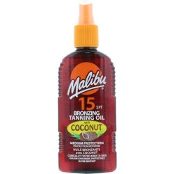 Malibu Tanning Oil Coconut SPF15 200ml