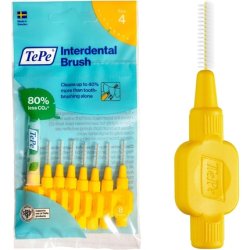 TePe Interdental Brush Original Yellow 0.7mm/ISO 4 8pcs