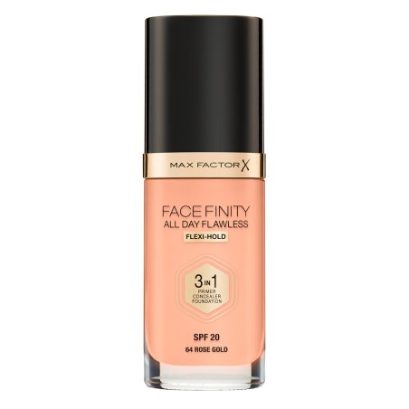 Max Factor Facefinity All Day Flawless 3 in 1 Foundation Flacon pompe Crème 64 ROSE GOLD