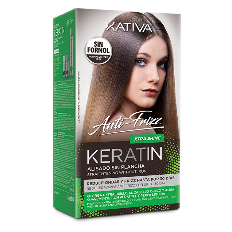 KATIVA Anti Frizz XTRA SHINE Remède pour renforcer les cheveux