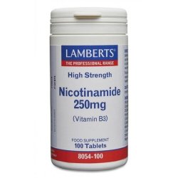 Lamberts Nicotinamide 250mg Tablets 100