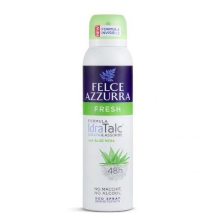 Felce Azzurra Fresh Deodorant 150ml 48h Formula with Aloe Vera