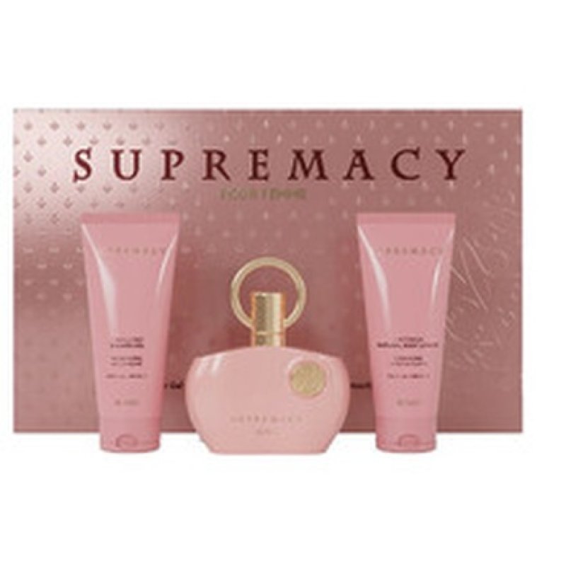 Afnan Supremacy Pink Gift Set Edp 100 Ml, Shower Gel 100 Ml, And Body Lotion 100 Ml