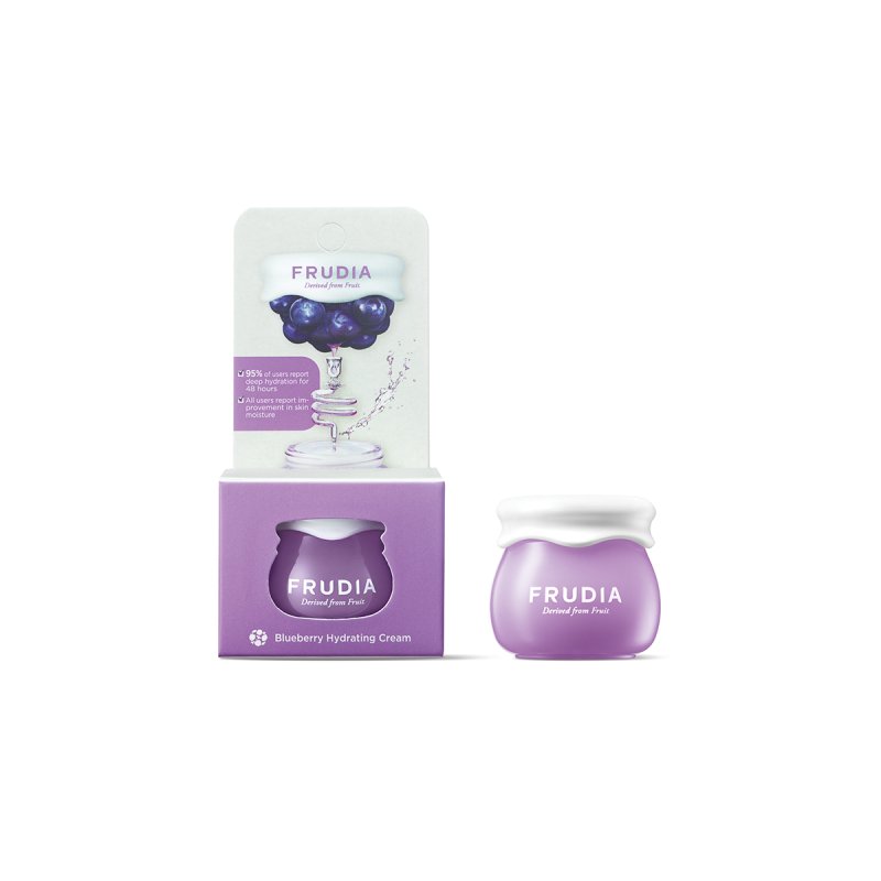 FRUDIA Blueberry Hydrating Cream – Mini Crèmes de jour et de nuit 10 ml