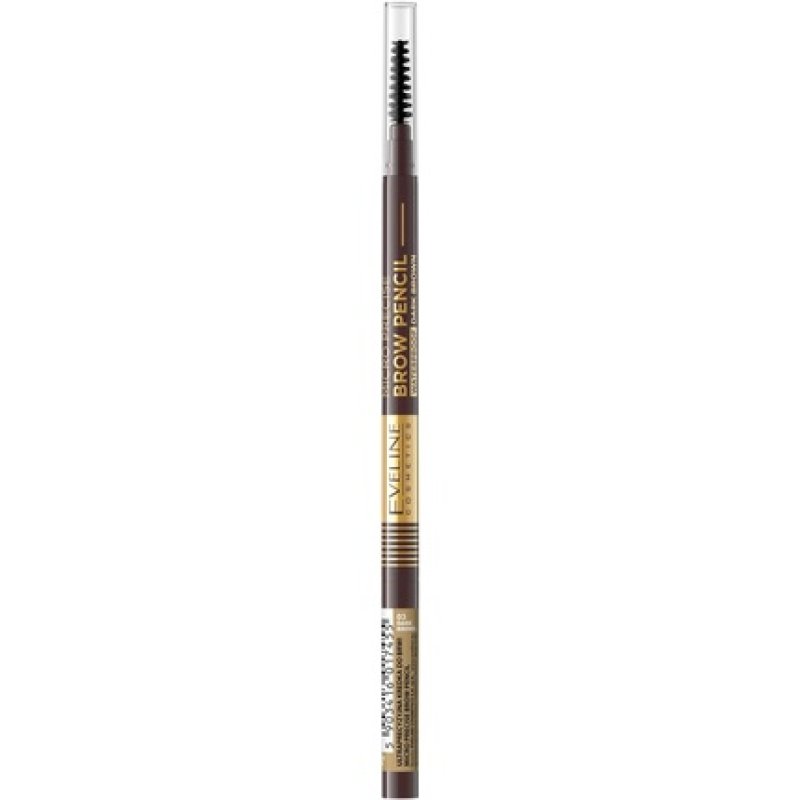 Eveline Cosmetics Micro Precision Ultra Precise Eyebrow Pencil Dark Brown 43 EU Red