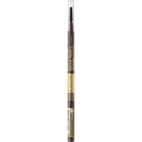 Eveline Cosmetics Micro Precision Ultra Precise Eyebrow Pencil Dark Brown 43 EU Red