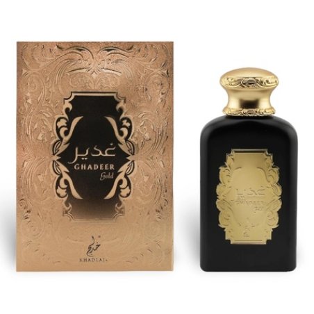 Khadlaj Ghadeer Gold Eau de Parfum Spray for Unisex 3.4 Ounce