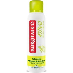 Borotalco Yellow Active Spray Deodorant Formula without Alcohol and Talc with Anti-Odor Molecules 48 Hours